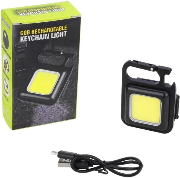 Ліхтарик акумуляторний Bluefield 500 mAh з магнітом і карабіном (PР050482)