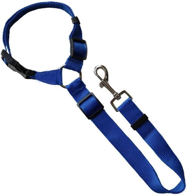 Ремінь безпеки в автомобіль для собаки Blue (050599) 4Dog