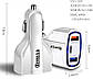 Зарядний пристрій автомобільний Xiamen 2 USB Type-C PD35W QC 3.0 White (050554), фото 3