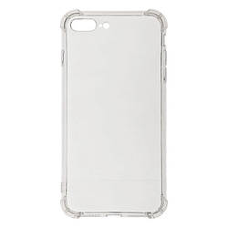 Силіконовий протиударний чохол панель + скло 9Н на Iphone 7 plus/8 plus прозорий Case (7544564562)