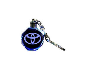 Брелок на ключі GF з логотипом Toyota з підсвіткою (2324211)