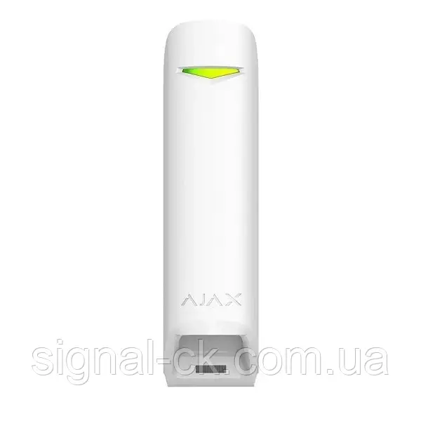 Бездротовий датчик руху типу «штора» Ajax MotionProtect Curtain White