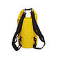 Водонепроникна сумка рюкзак гермомішок зі шлейкою на плече Ocean Pack 30 л Yellow (553582153120), фото 4