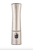 Млин електричний для спецій електроподрібнювач солі та перцю на батарейках автоматичний перцемол