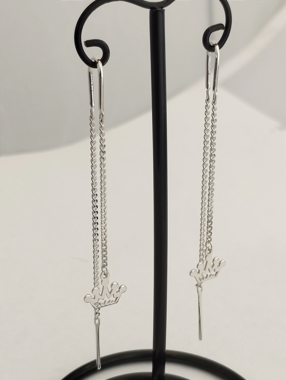 Срібні сережки