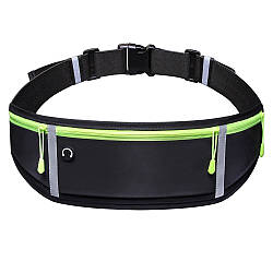 Спортивна сумка на пояс EasyRun Вологостійка Black (5535325)