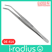 Пинцет стоматологический изогнутый