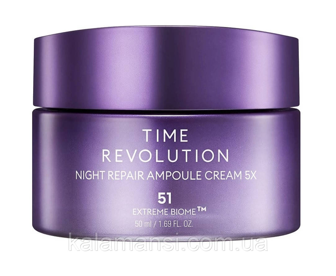 Нічний омолоджувальний крем від зморшок Missha Time Revolution Night Repair Ampoule Cream 5X