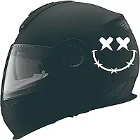 Вінілові наклейки на шолом " Venom  " Смайл посмішка " 10х12 см 2шт