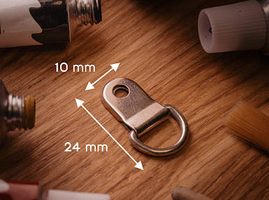 Підвіска для картин. Колір "срібло". 24х10мм