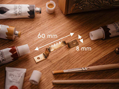 "Крокодил" для рамок. 60х8мм.