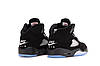 Чоловічі кросівки Nike Air Jordan 5 black blue Найк Джордан V чорно-сині нубук весняні, фото 11