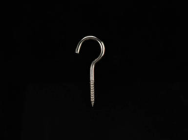 Вешак для ключів металевий. Колір білий. 40х16 мм