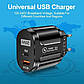 Мережевий зарядний пристрій Mirrow USB Type-C Super Charge/Quick Charge 3.0 PD 20 W Black (366589741), фото 8