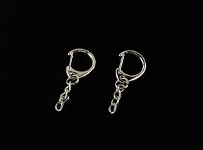 Карабін з ланцюжком. 22мм, фото 3