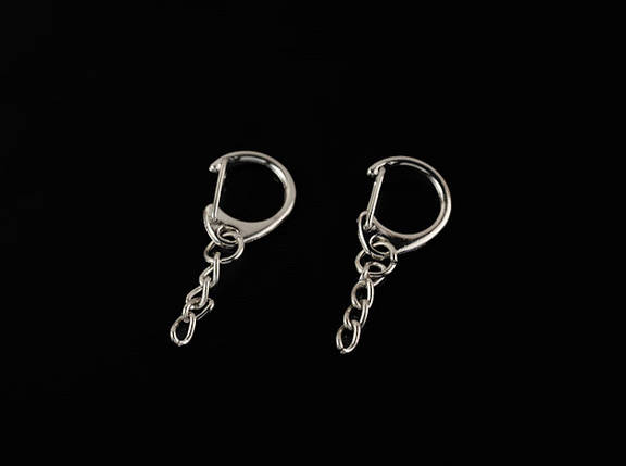 Карабін з ланцюжком. 22мм, фото 1