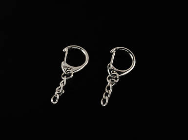 Карабін з ланцюжком. 22мм