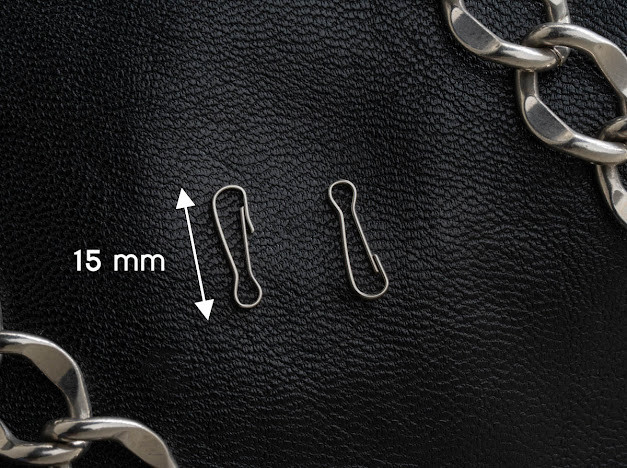 Затискач для брелоків. 13мм