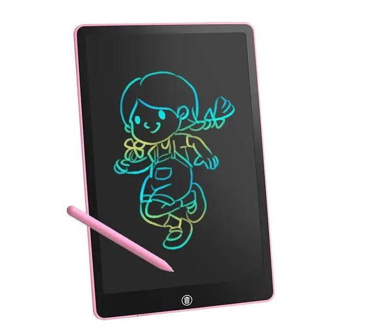 Кольоровий графічний планшет для малювання Psheko Writing Tablet 16" Pink (FR050646)
