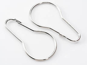 Підвіс для ключів. Колір "срібло". 68мм, фото 4