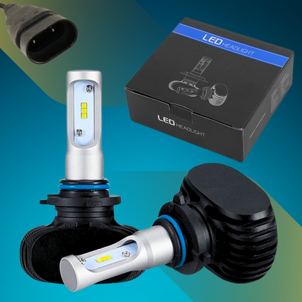 Автомобільні LED лампи для фар S1 HB4 9006 Світлодіодні лампи 2 шт в комплекті