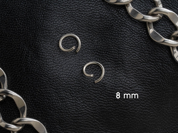 Кільце з'єднувальне. Тонке. 8мм. 100шт/уп