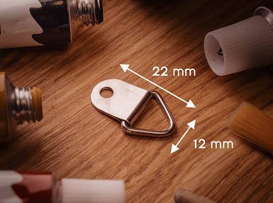 Підвіска для картин. Колір "срібло". 22х12мм