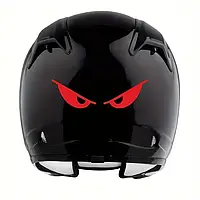 Вінілові наклейки на шолом " Глаза на шолом " 4 х14 см