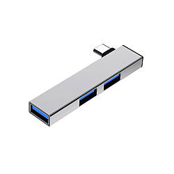 Адаптер Перехідник GT Type-C 3.1 на USB 3.0 для MacBook iMac Bodasan Gray (W050726)
