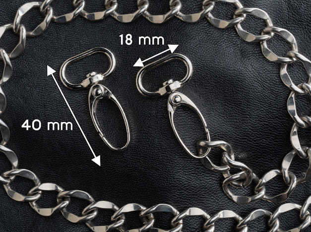 Карабін. 40мм. Під стрічку 18мм