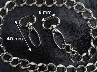 Карабін. 40мм. Під стрічку 18мм