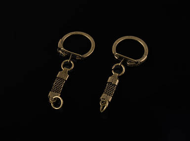 Фурнітура для брелків. Кольчуга. Колір "стара латунь". 23мм