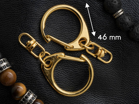 Карабін з ланцюжком. 46мм, фото 1