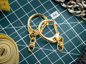 Карабін з ланцюжком. 46мм, фото 4