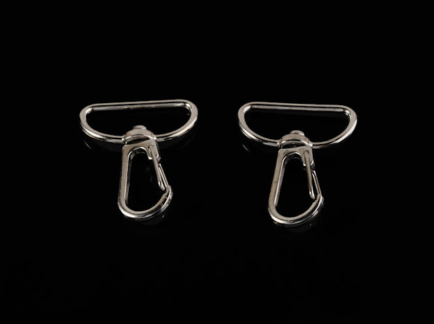 Карабін для ключів. Якість. 40мм. 25мм стрічка.