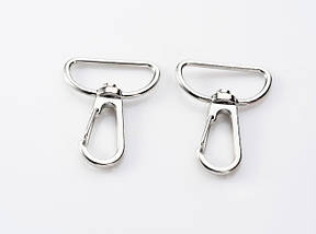 Карабін для ключів. Якість. 40мм. 25мм стрічка., фото 4