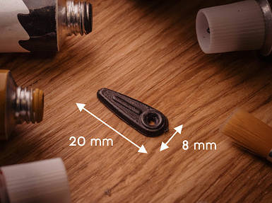 Вушко для рамок. Пластик. 20х8мм