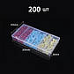 Набір сполучних кабельних наконечників 0,5-6 мм2 із ізоляцією типу "мама" — "тато" PWR 200 шт (TR050752), фото 3