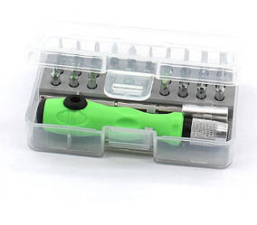 Набір прецизійних викруток для телефонів ноутбуків Rogtyo 32 в 1 з подовжувачем у кейсі (R050776)