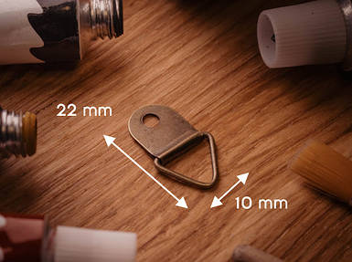 Вушка для ікон. Колір стара латунь. 22х10мм