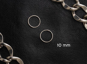 Кільце для ключів заводне. 10мм, фото 2