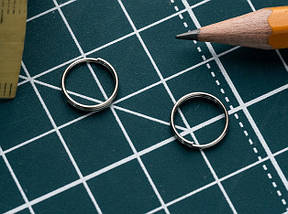 Кільце для ключів заводне. 10мм, фото 3