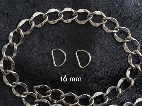 Кільце напівкругле з'єднувальне. 16 мм, фото 2