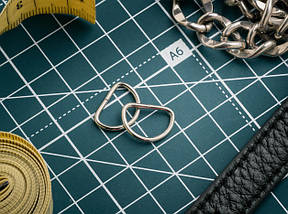 Кільце напівкругле з'єднувальне. 16 мм, фото 3