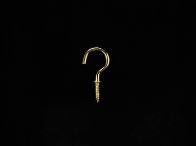 Гачок для ключів. Колір "золото". 30х14мм