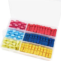 Набір клем T-подібних обтискних 0.5-4.0 мм PWR з ізоляцією 200 шт (ЕК050765)