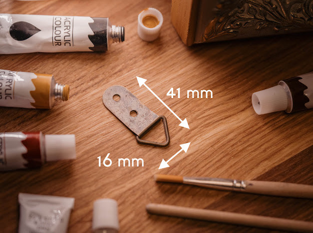 Підвіс для картин. Колір "стара латунь". 41х16мм