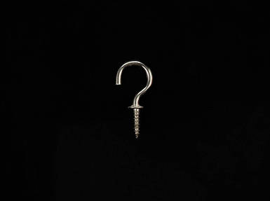 Гачок для ключів. Колір "срібло". 29х14мм