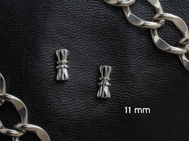 З'єднувач для шнурочків на шию. 11мм