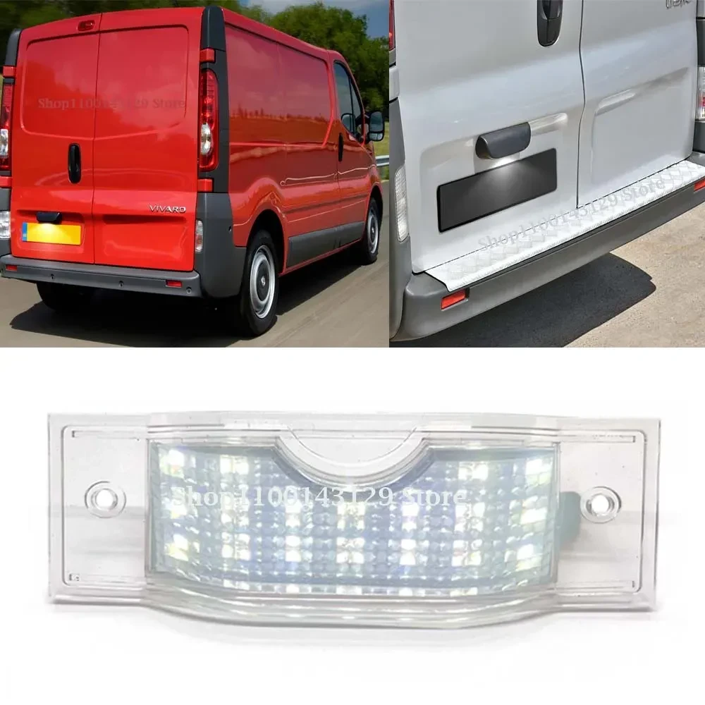 Штатна LED-підсвітка номера Renault Clio III Master Twingo Megane Laguna Traffic Opel Vivaro OE: 8200480127
